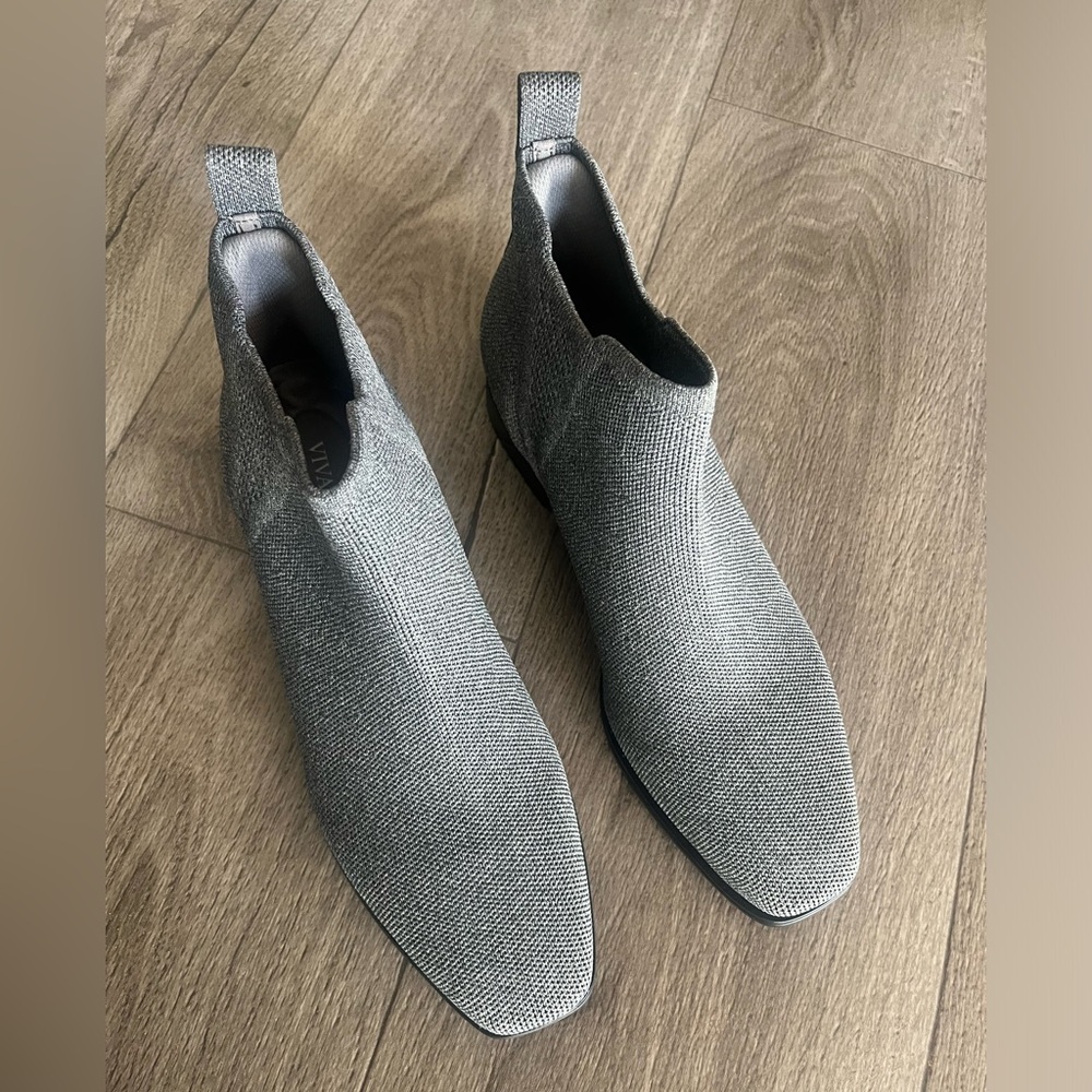 NEW VIVAIA Square-Toe Water-Repellent Ankle Boots (Ryan Pro) 9.5 (41) rich grey - Picture 4 of 12